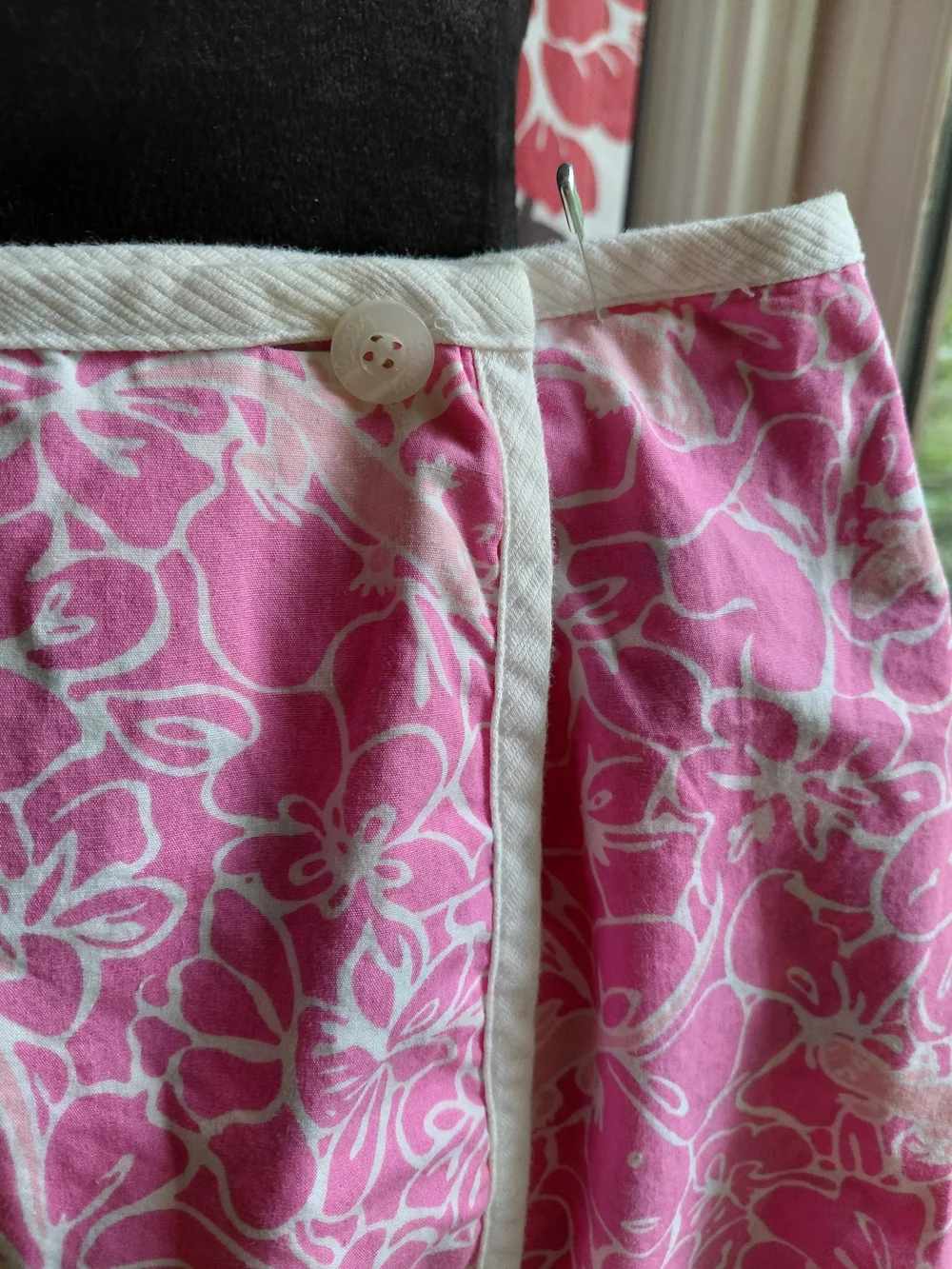 Vintage Lilly Pulitzer White Label Reversible Wrap Skirt
